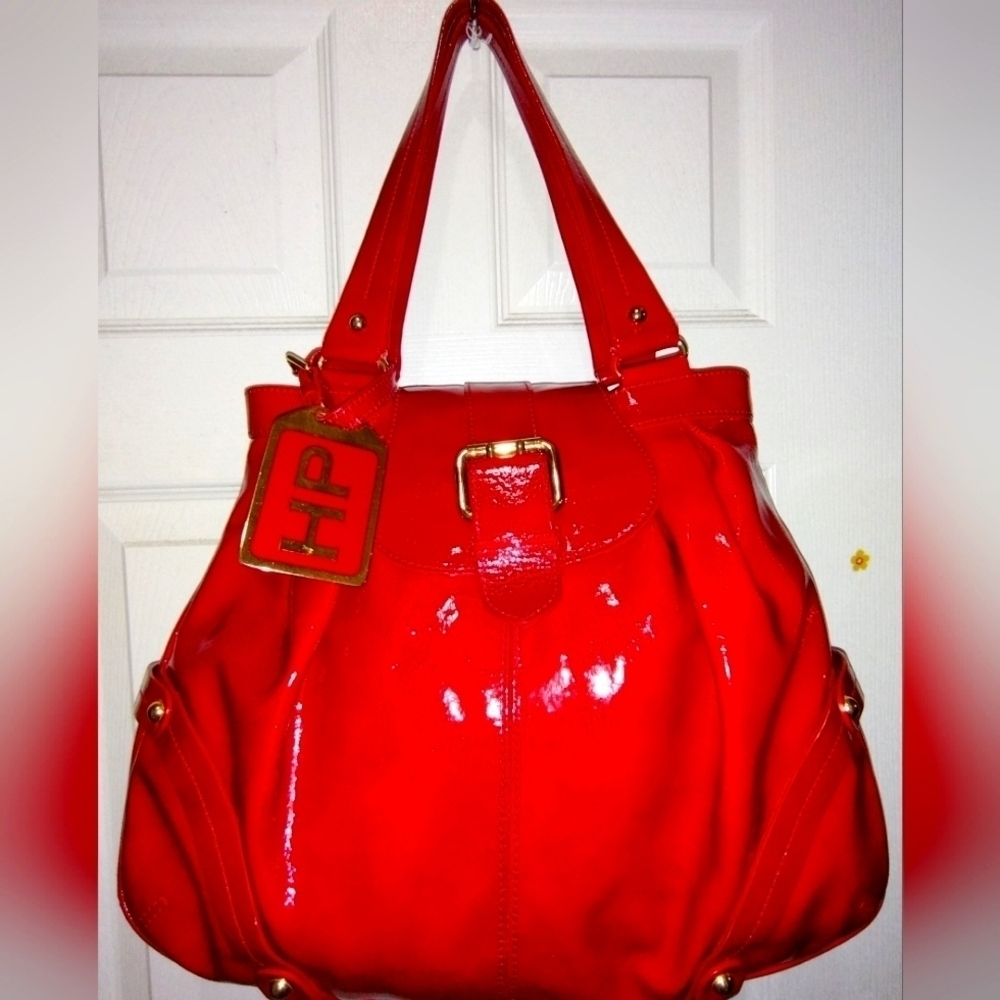 Dooney & Bourke - RARE!!! VINTAGE! RED Hayden Panettiere It Girl Bag! - Picture 2 of 16